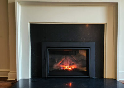 Enviro EX32I Natural Gas Insert  IPI w/ Log, Steel Liner, and a Slim Surround